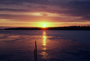 コロンビアの夕暮れ