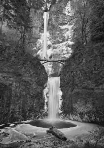 Multnomah Falls-5041-BW