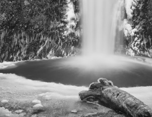 Multnomah Falls-5064-BW