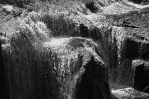 Lower Lewis River Falls-3933-BW