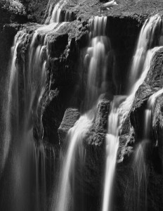 Lower Lewis River Falls-3941-BW