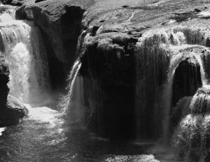 Lower Lewis River Falls-3960-BW