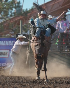 McMinnville Rodeo-Bareback Riding-4212