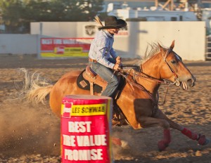 McMinnville Rodeo-Barrel Racing-4560