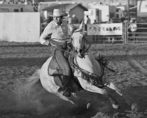 McMinnville Rodeo-Barrel Racing-4636-BW