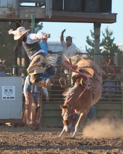 McMinnville Rodeo-Saddle Bronc Riding-4390