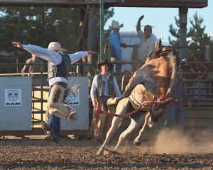 McMinnville Rodeo-Saddle Bronc Riding-4391