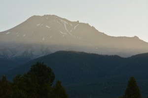 Mt Shasta - Best Western Hotelより-日の出-6238