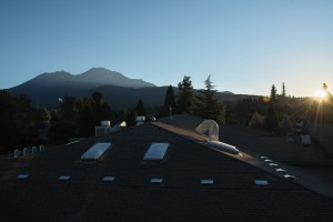 Mt Shasta - Best Western Hotelより-日の出-6252-1